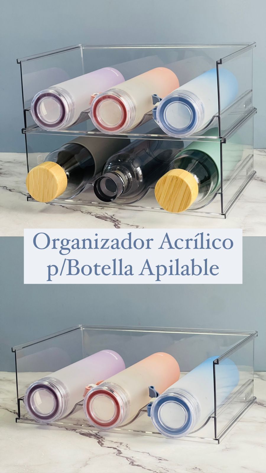 organizador de botellas